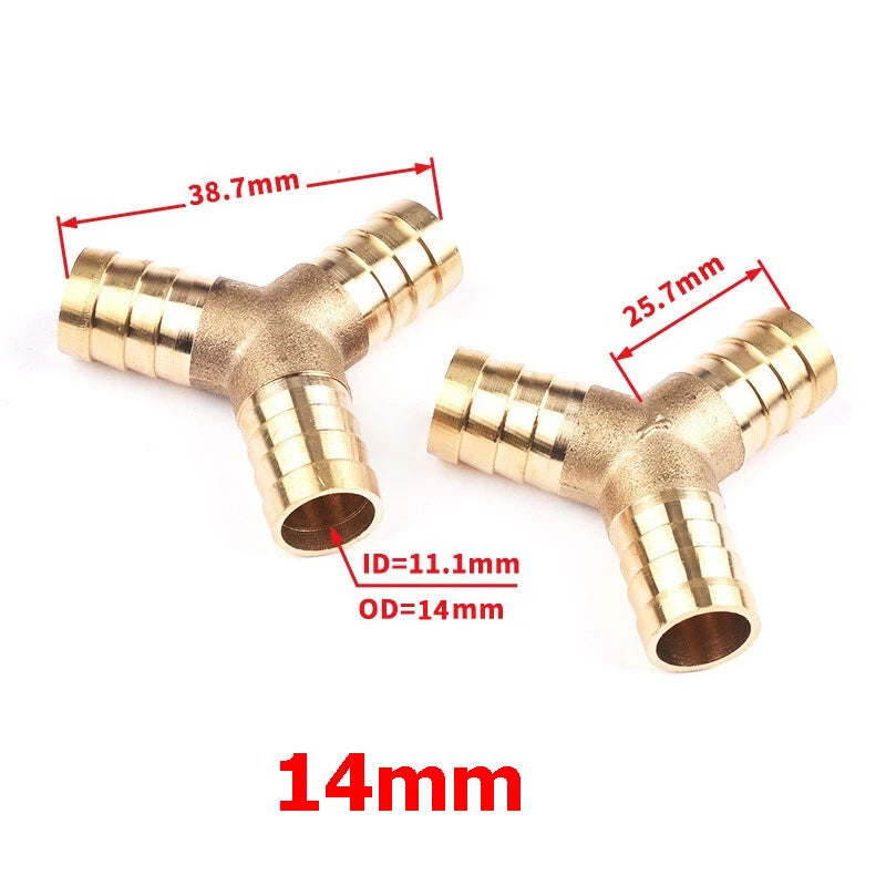 BSP Hose Barb Fittings — Y-Piece, T-Piece, Straight & Elbow Connectors
