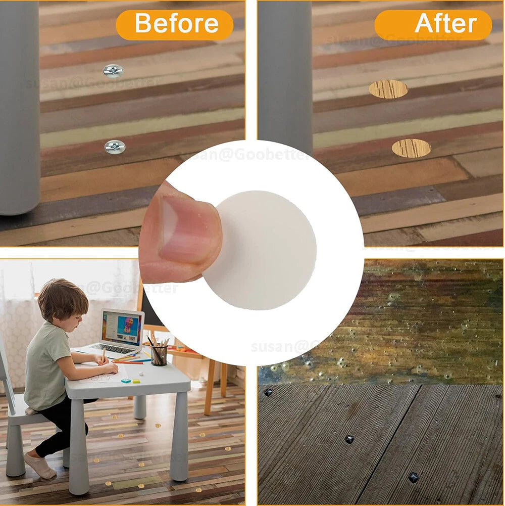 21mm Self Adhesive Decorative Screw Holes Nail Cams Cover Caps Furniture Kitchen
