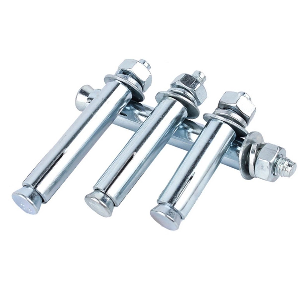 Sleeve Anchor Expansion Bolts for Concrete – Galvanised Carbon Steel M6 to M20 - HomeDIYer