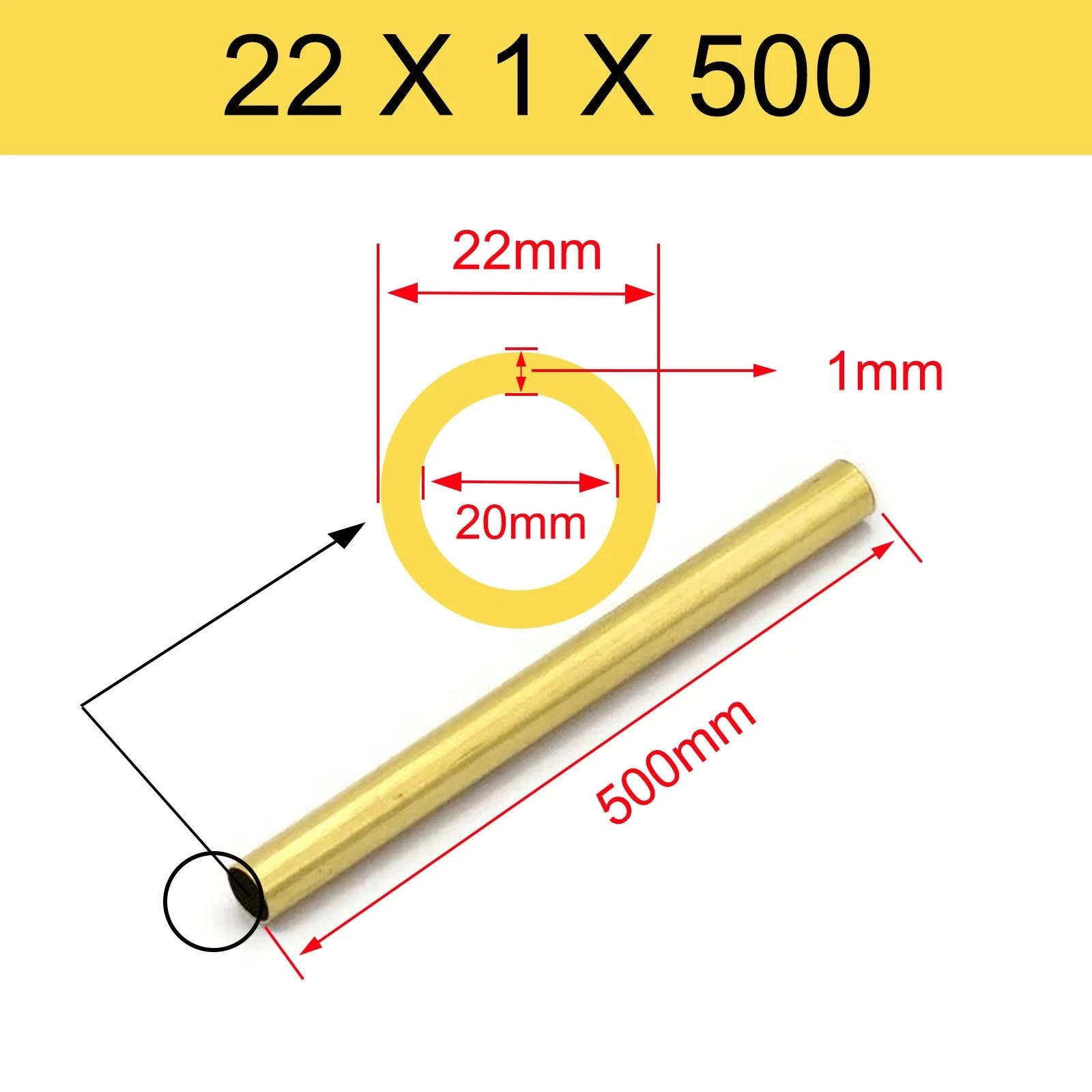 Brass Tubes ROUND PIPE Cu 62% OD 2mm 3mm 4mm 5mm 6mm 7mm 8mm 9mm 10mm To 90mm