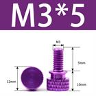 M3 M4 Anodized Aluminum Thumb Screws — Knurled Head Hand Bolts for PC Case, Fishing Rigs & DIY Projects