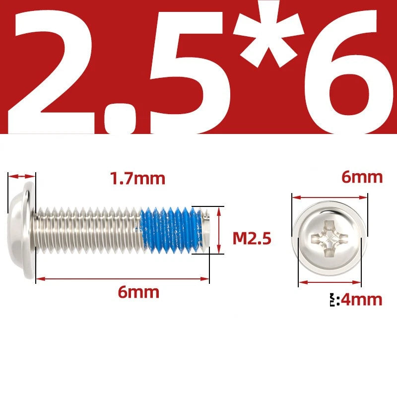 M2–M6 Flanged Button Head Screws – Carbon Steel, Phillips Drive, Nickel or Black Zinc Plated