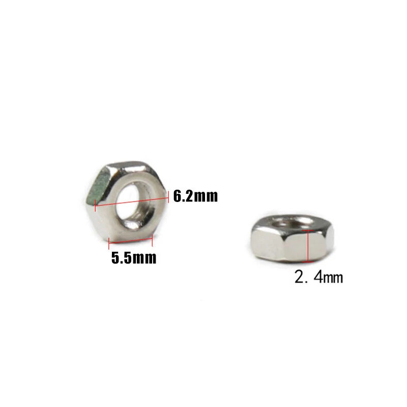 M3 Phillips Round Head Machine Screws – Small Bolts, Nickel Plated (5mm–30mm Lengths)