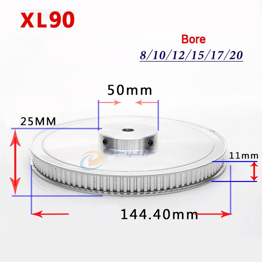 XL 36T-100T Timing Belt Pulley Pitch 5.08mm With Step Drive Pulleys Width 11mm