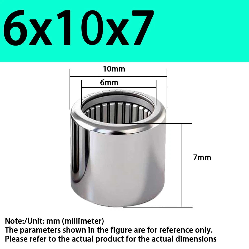 INA HK0306~HK1410 Needle Roller Bearings ID 3/4/5/6/7/8~40mm Bearing Steel