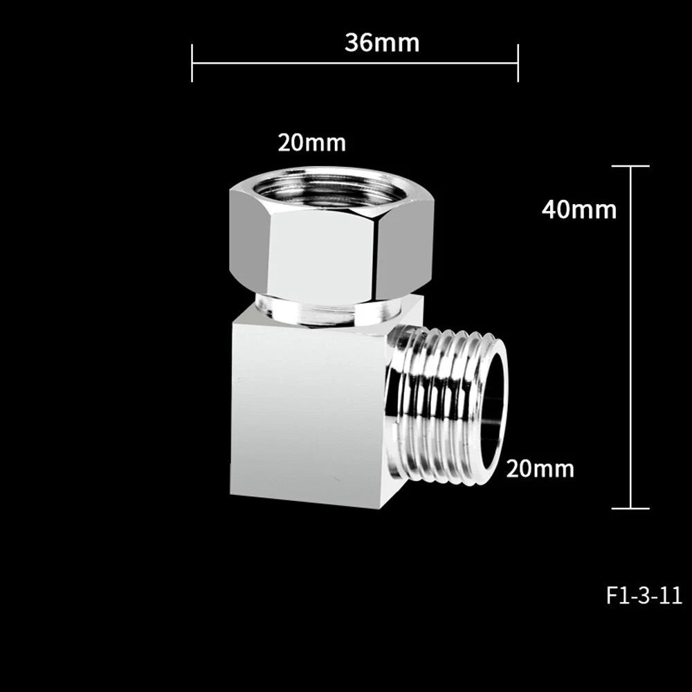 1 2" 3 Way Tap Connector Hose Pipe Splitter Adapter Water Outdoor Garden Faucet