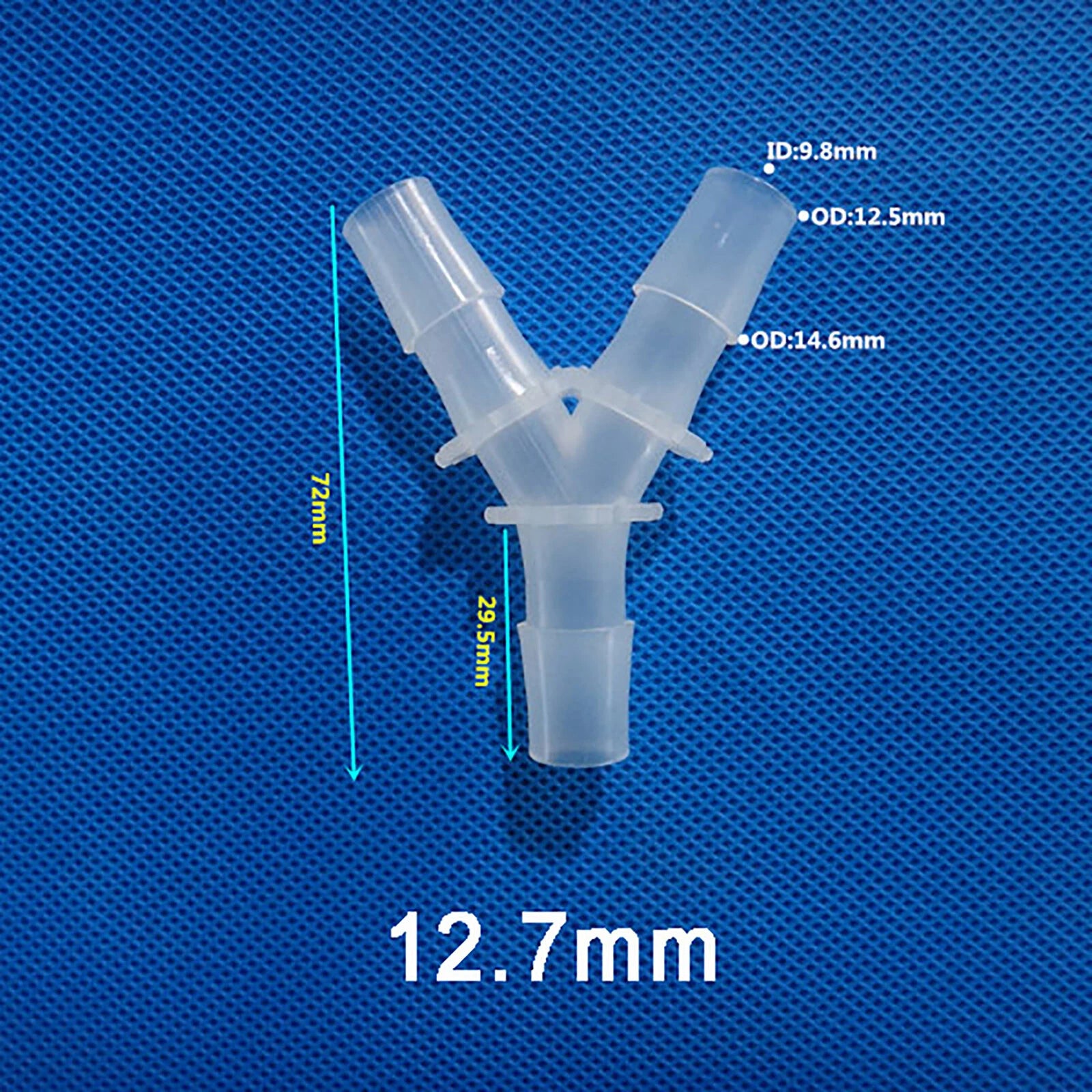 Y Joiner 3-Way Plastic Barb Hose Connector – Air Fuel Water Pipe Fitting