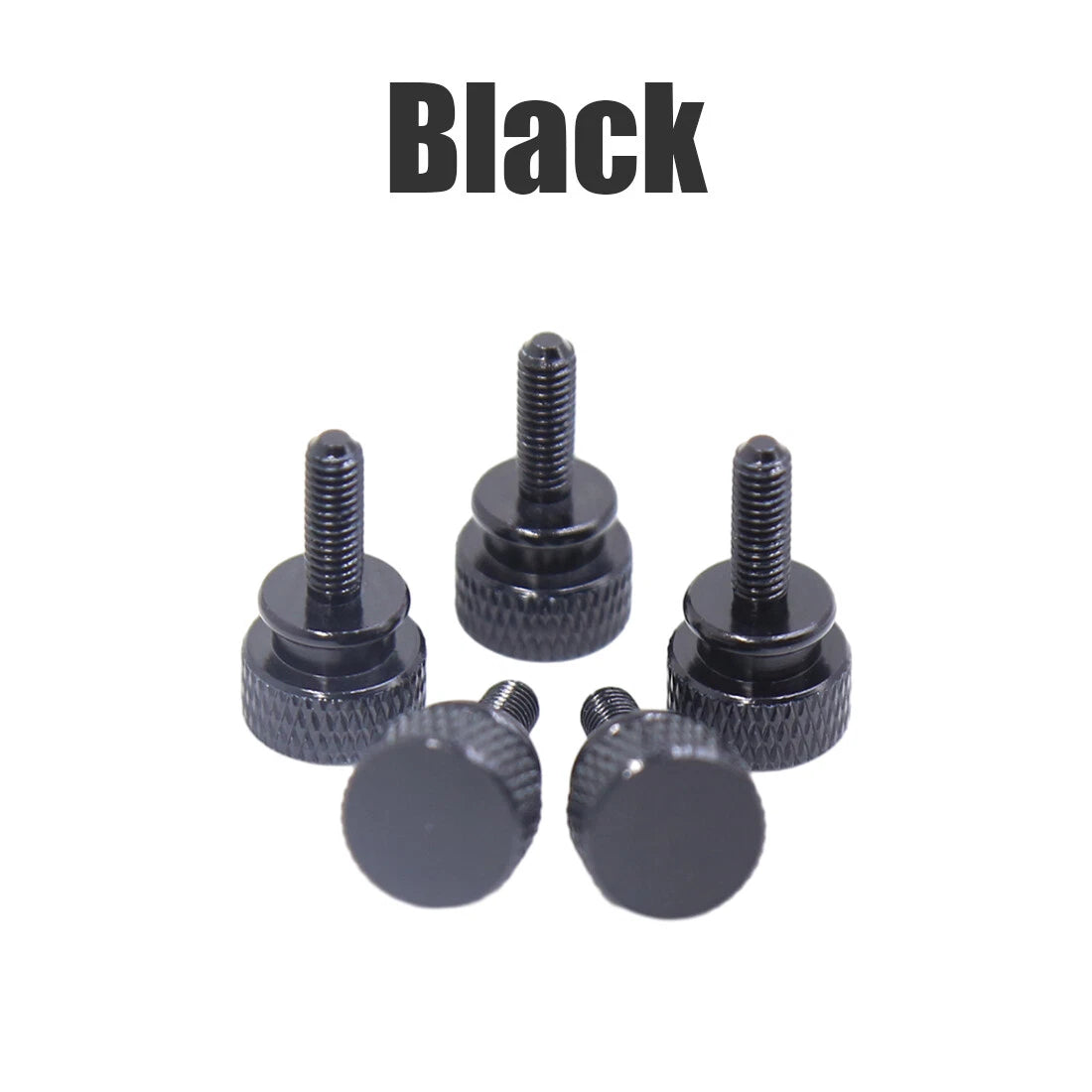 M3 Anodized Aluminum Knurled Thumb Screws — Hand-Tightening Knob Bolts