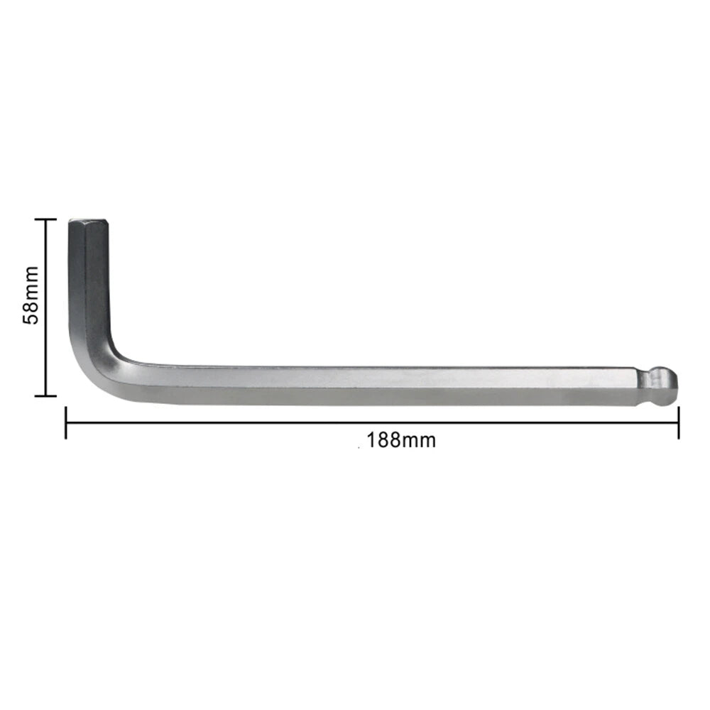 Metric Allen Hex keys 1.5 - 22mm Hexagon Allan Alan Key Long Arm Wrench CR-V