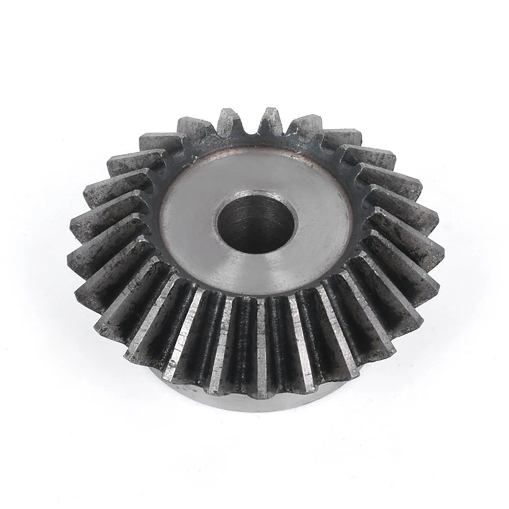 1M 1.5M 2M 3M Bevel Gear 15-40 Teeth 1:1 90° Meshing Angle 45# Steel Drive Gears