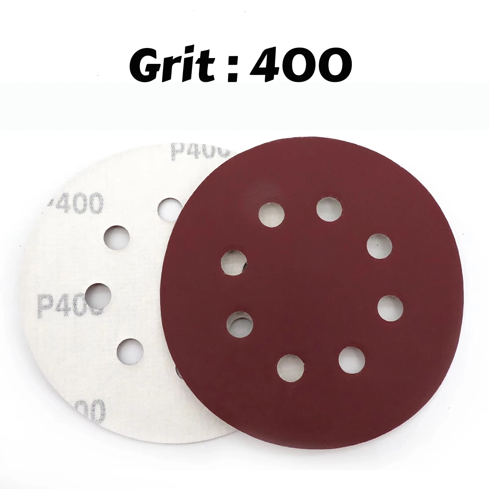 5"/9" Sanding Discs 40-2000 Grit Hook Loop 8 Hole Orbital Sander Paper Sandpaper