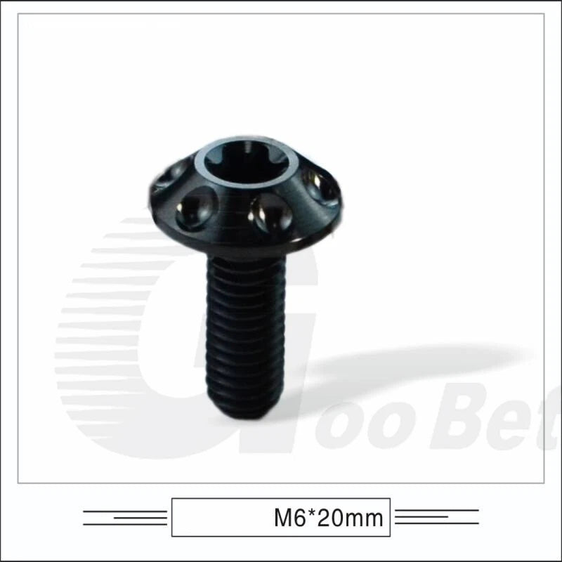 M6 x 15mm 20mm Titanium Motorcycle Decorative Bolt Torx Screws T30 Tuning Repair