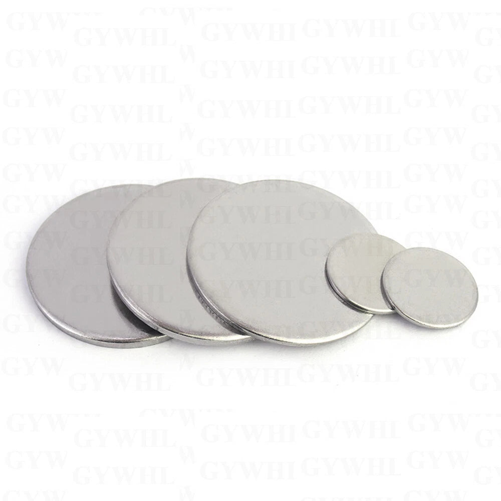 A2 Stainless Steel Blank Round Discs 304 Grade Sheet Metal Precision Laser Cut