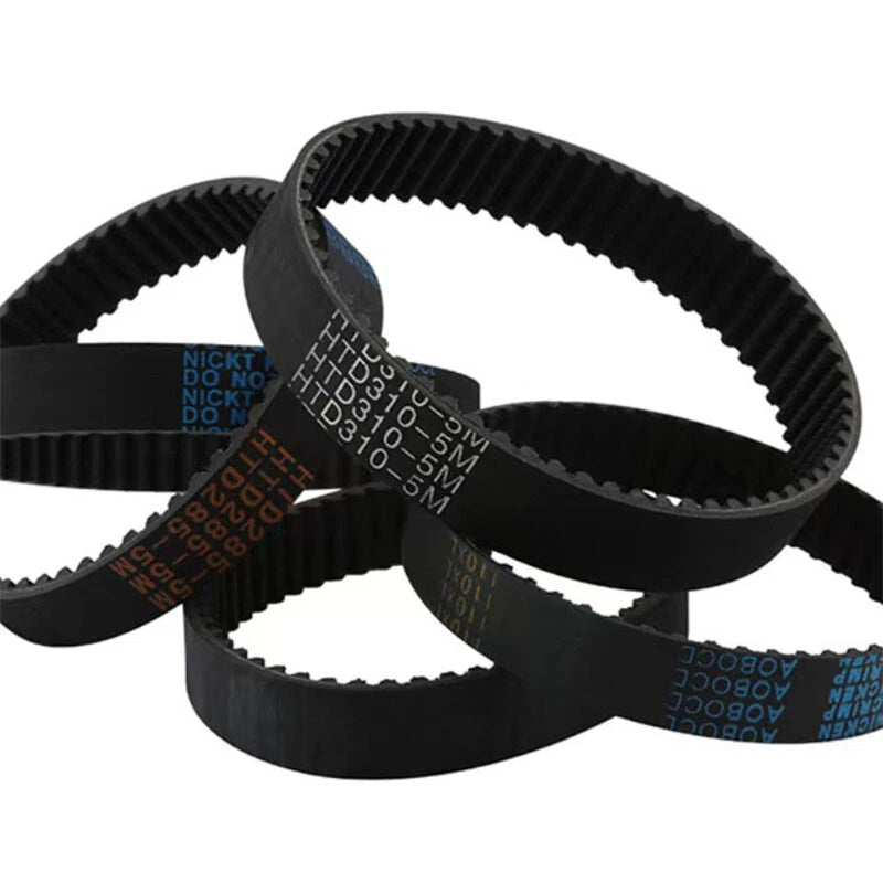 HTD 5M Timing Belt — 5mm Pitch Synchronous Drive Belt, 10/15/20/25/30mm Wide, 175mm–1780mm