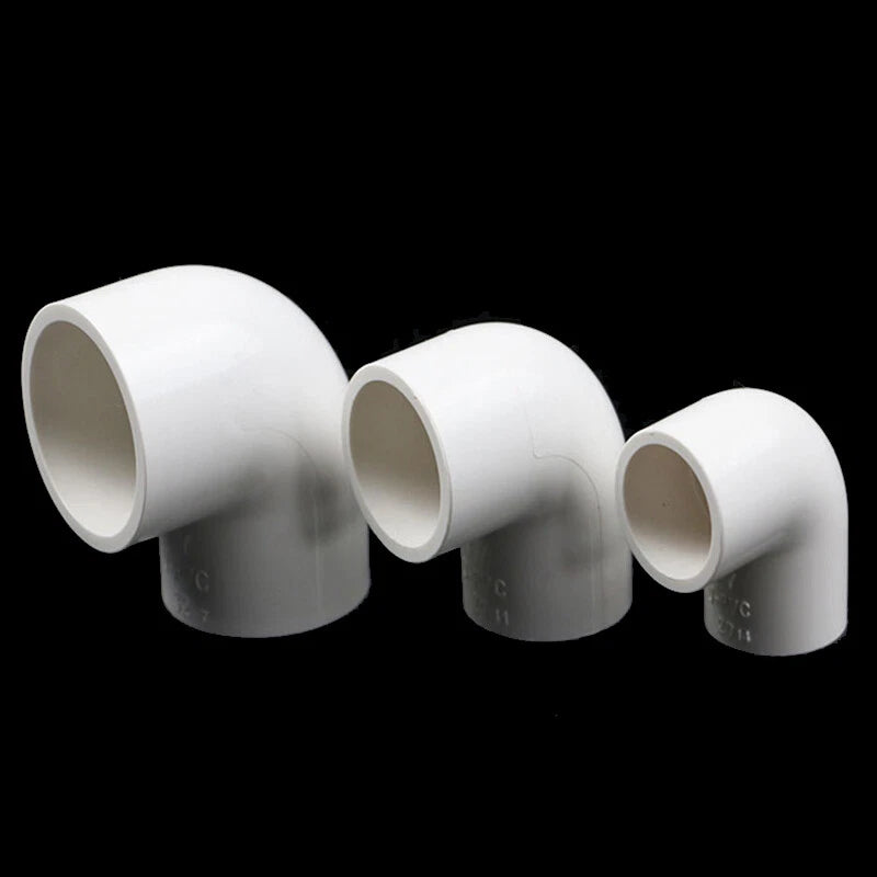White PVC Metric Plumbing Fittings Pipe For Aquarium Fish Tank Pond Solvent Weld