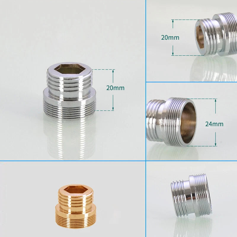 BSP Thread Male to Female Tap Connector Adapter — Kitchen & Garden Hose Fitting