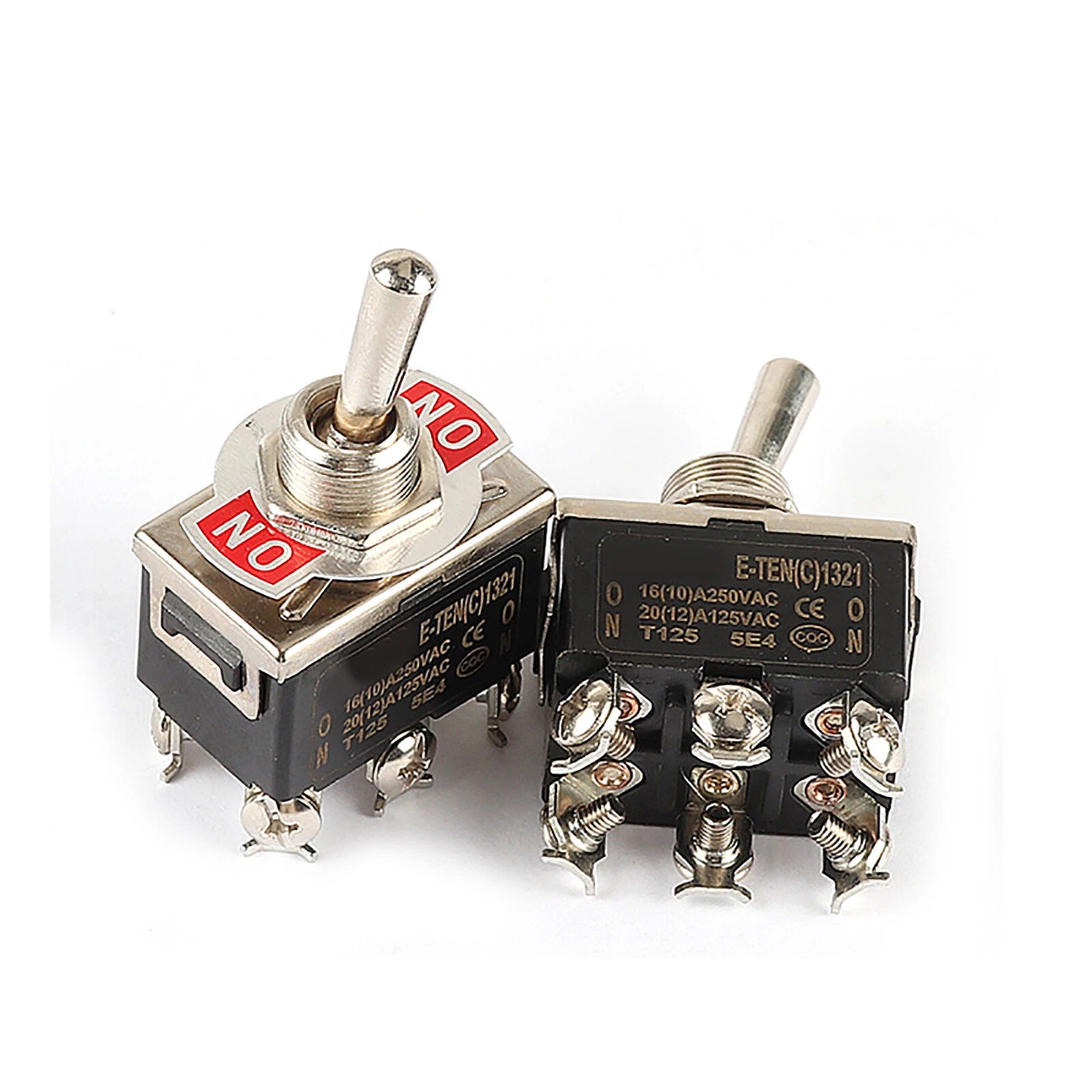 Heavy Duty Toggle Switch — 2 to 12 Position SPST/DPDT, 15A–25A, ON-OFF & ON-OFF-ON