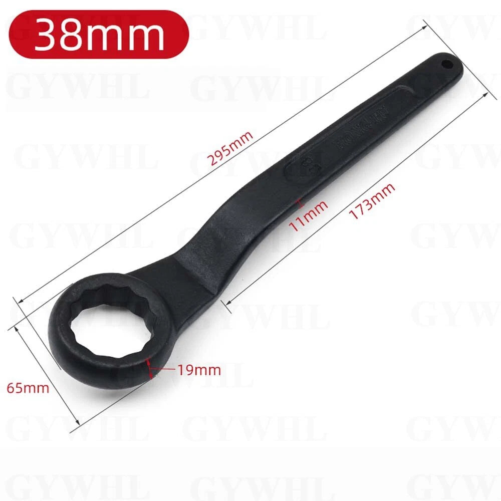 Slogging Striking Wrench Spanner Offset Box End Ring Type Wrench Carbon Steel