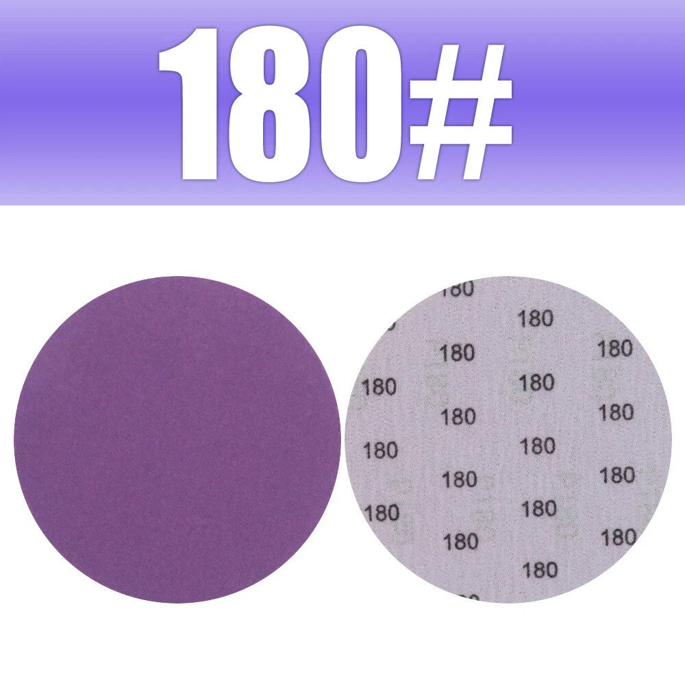 5" 125mm Purple Hook & Loop Sanding Discs 60-10000 Grit | Wet & Dry Sandpaper for Orbital Sanders