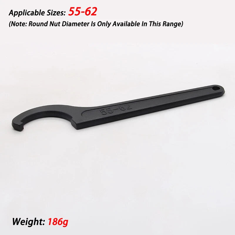 Hook Wrench C Spanner 22mm-320mm Repair Tool Motorcycle Bike Steering Suspension