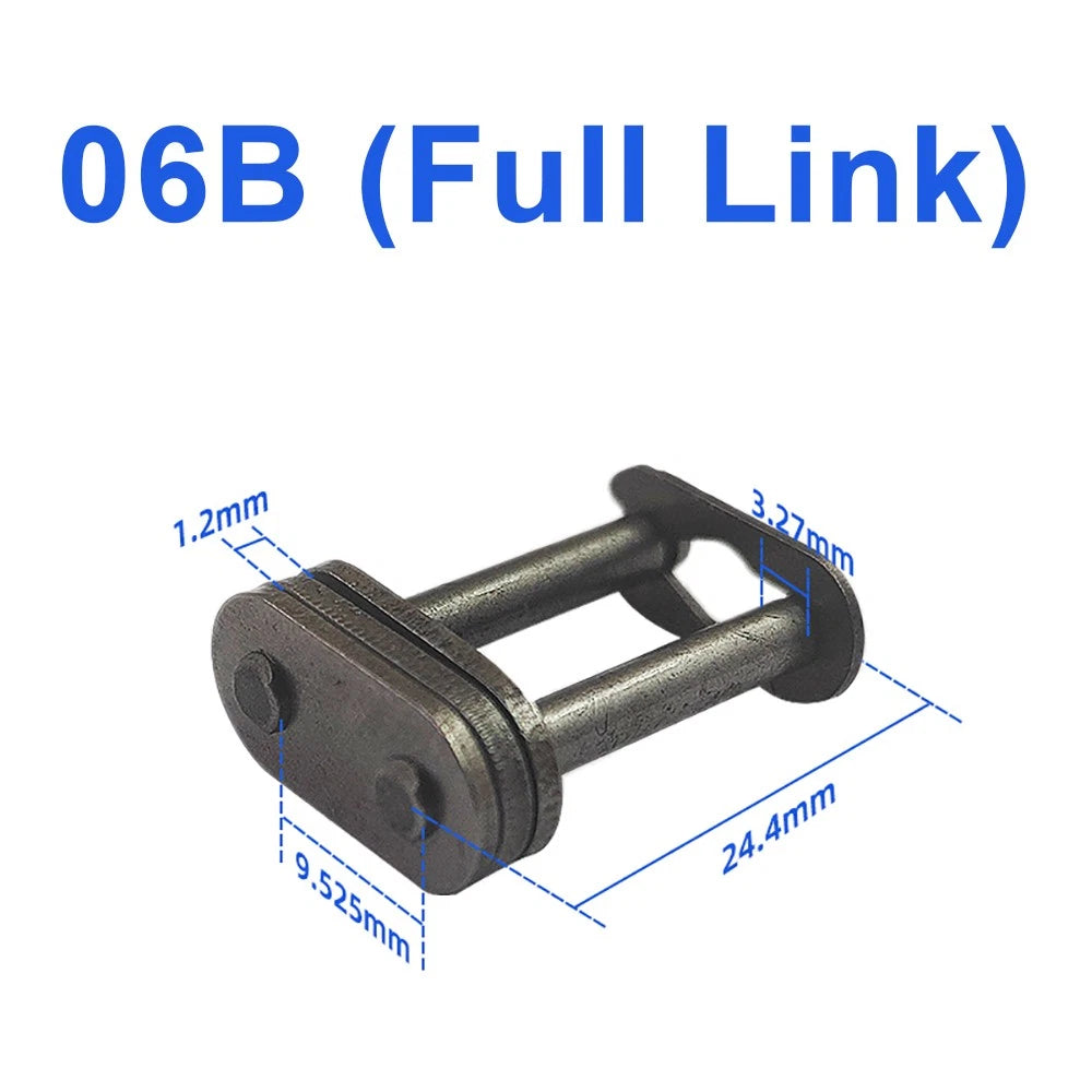 04C to 06C Transmission Drive Chain and Roller Chain Connector Full/Half Buckle