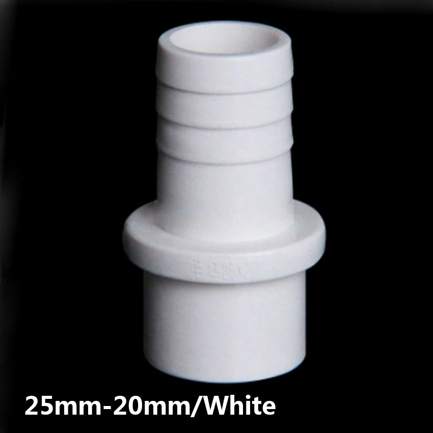 20mm 25mm PVC Pipe Connector Fittings Adapter to Hose OD 5 8 10 12 14 16 18 20mm