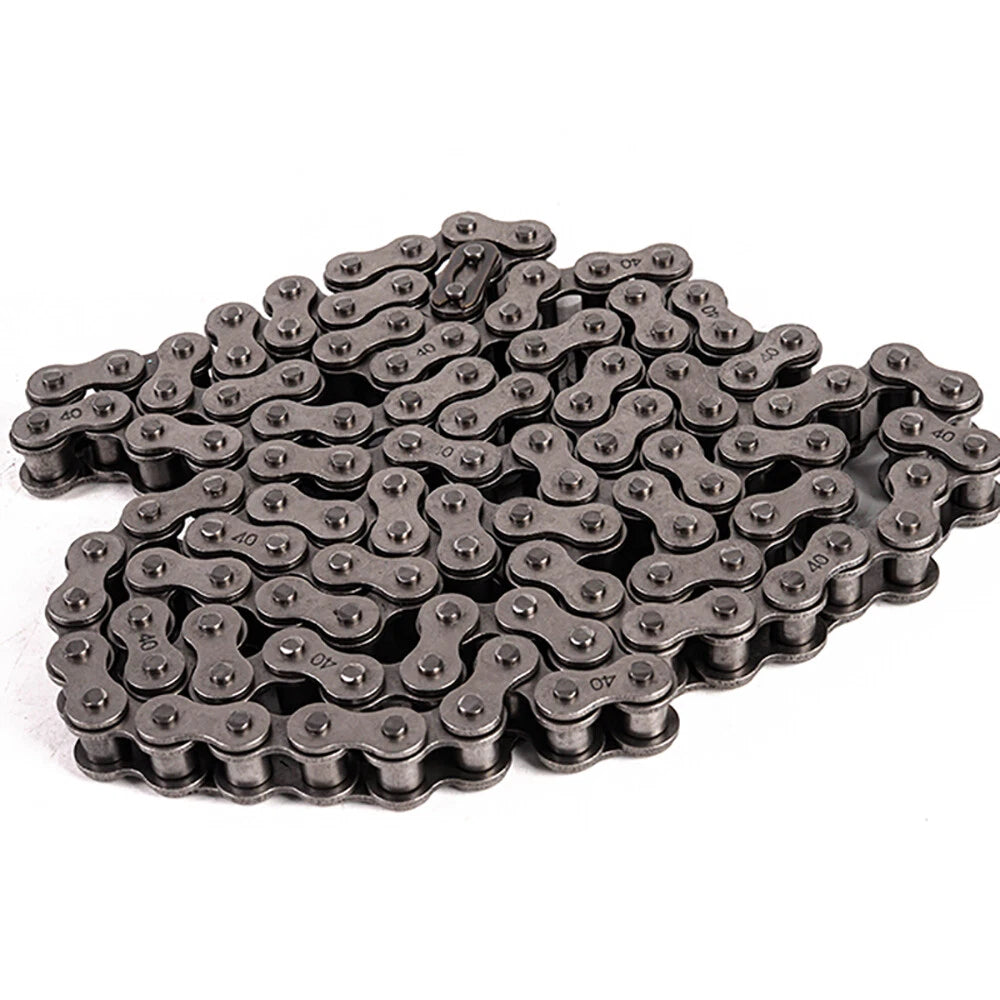 Roller Chain Single Row-Double Row Transmission Chain Manganese Steel 04C 06B