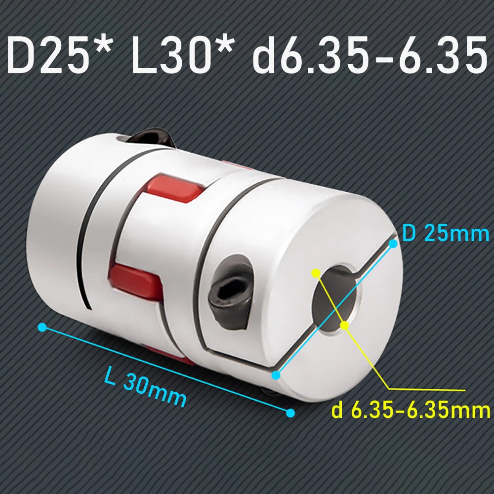 Flexible Plum Coupling Servo Motor Jaw Spider Shaft Coupler for CNC 3D Printer