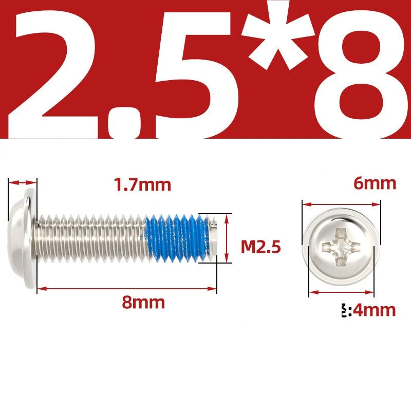 M2–M6 Flanged Button Head Screws – Carbon Steel, Phillips Drive, Nickel or Black Zinc Plated