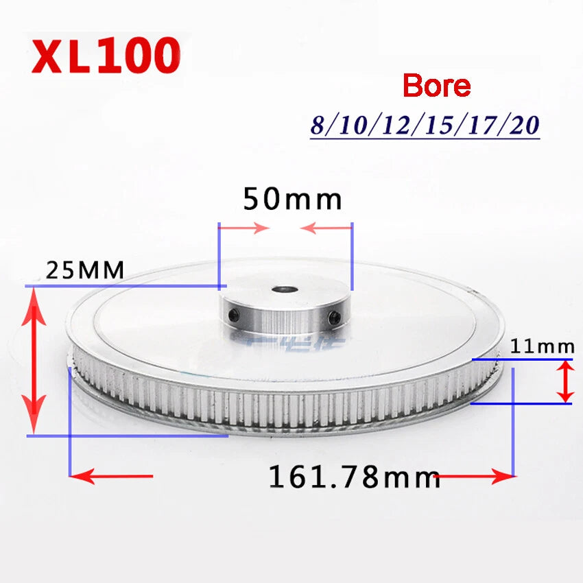 XL 36T-100T Timing Belt Pulley Pitch 5.08mm With Step Drive Pulleys Width 11mm