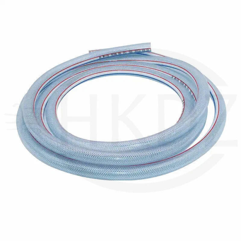 Clear Flexible PVC Braided Hose Pipe — Food Grade, Reinforced, Water Oil Air Tube
