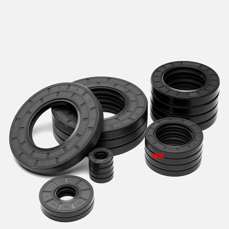 NBR TC Simmerring Oil Seal Nitrile Rubber Rotary Shaft Seals Metric ID 55~155mm