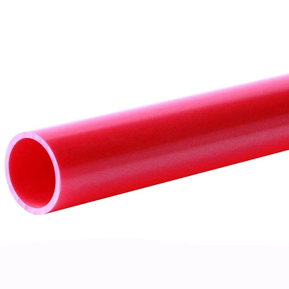Coloured PVC Round Tube | Solvent Weld Pipe for Plumbing & Aquarium | 20–110mm OD