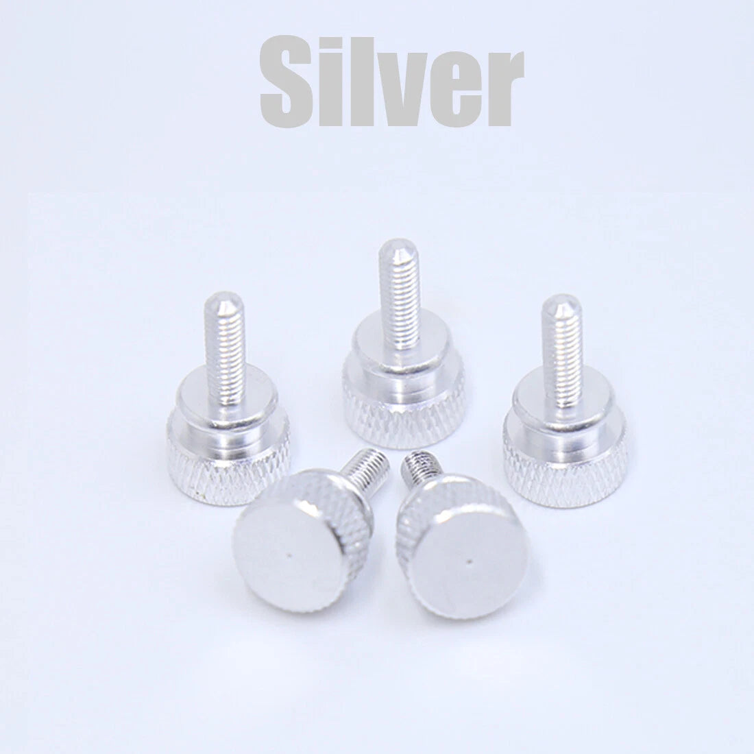 M3 Anodized Aluminum Knurled Thumb Screws — Hand-Tightening Knob Bolts