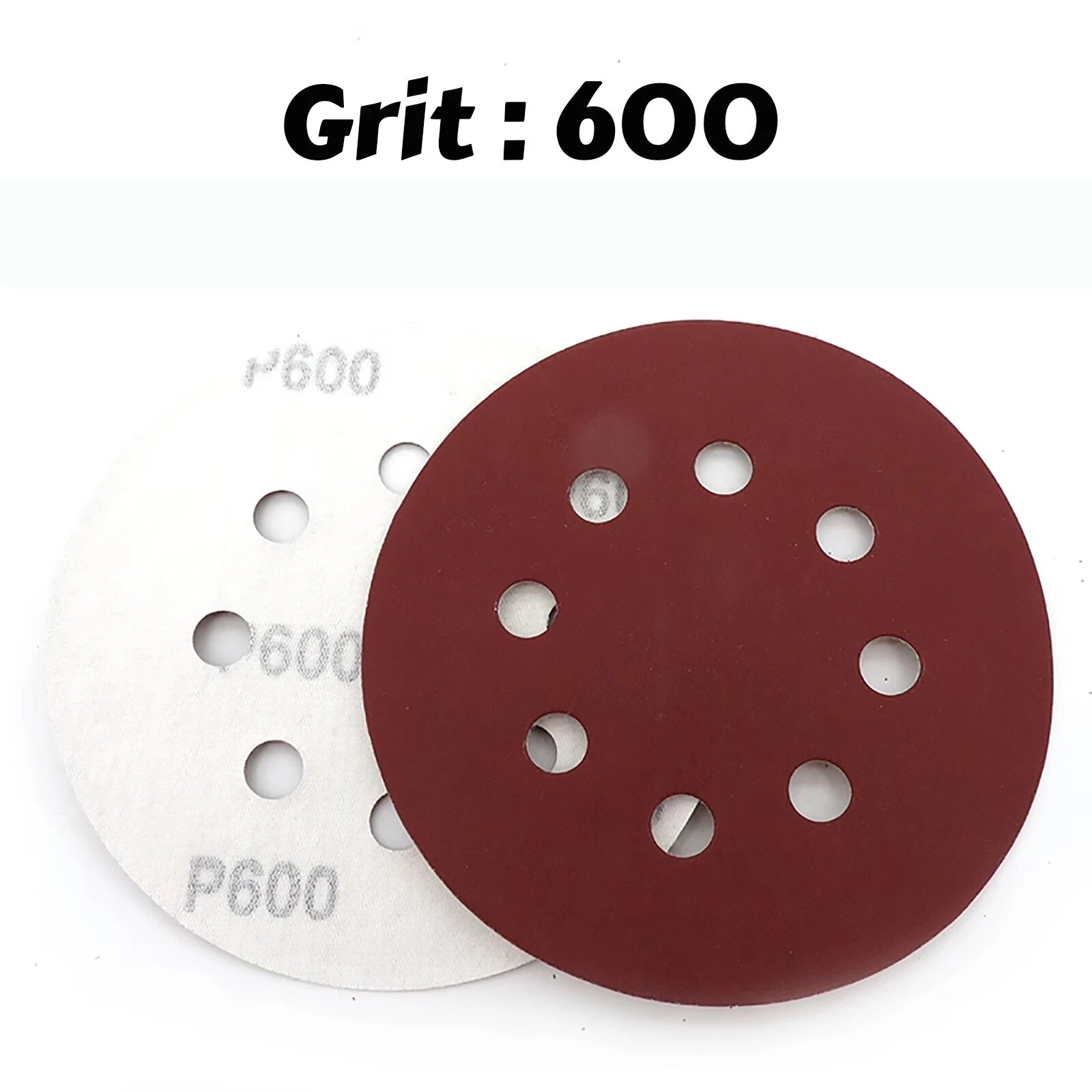 5"/9" Sanding Discs 40-2000 Grit Hook Loop 8 Hole Orbital Sander Paper Sandpaper