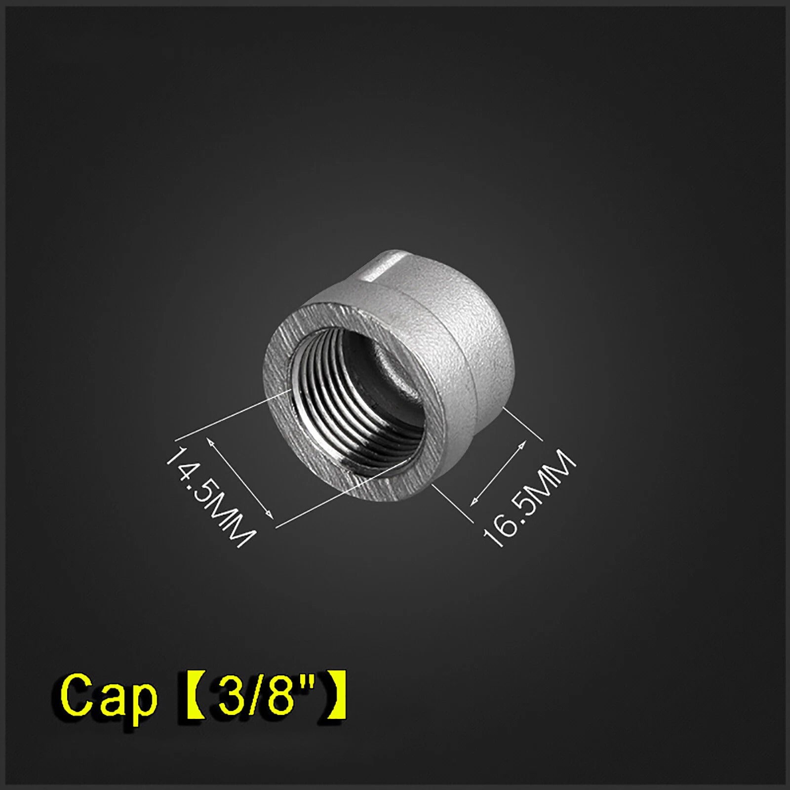 304 Stainless Steel BSP Female End Cap & Hollow Plug Pipe Fittings | 1/8" to 2"