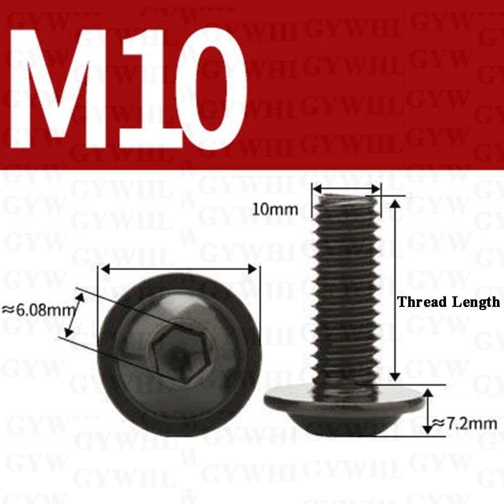Flanged Button Head Socket Cap Screws 304 Stainless M2 - M10 Fully Threaded - HomeDIYer