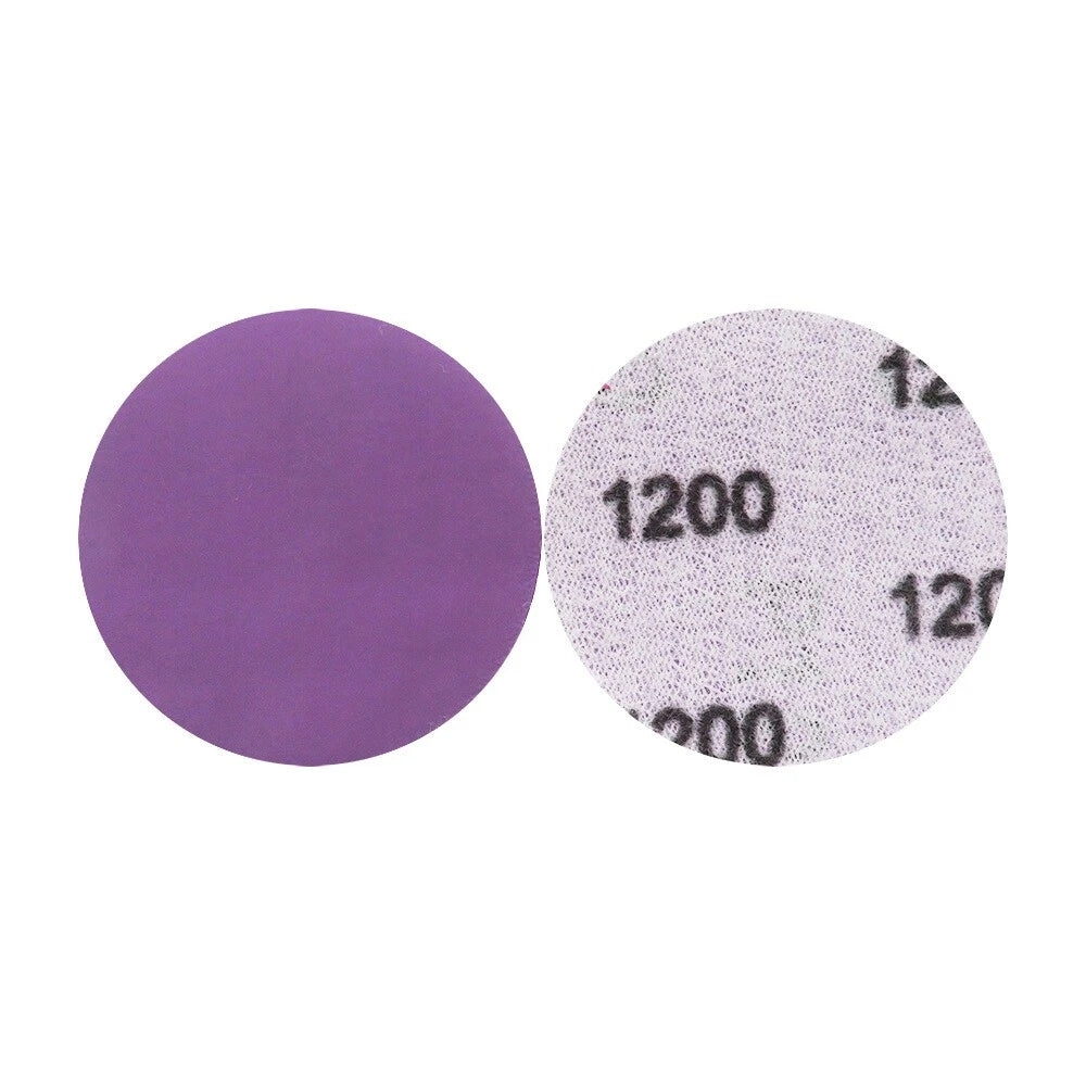 50mm Wet and Dry Sanding Discs 2 inch Sandpaper Hook and Loop Pads Grit 60-10000