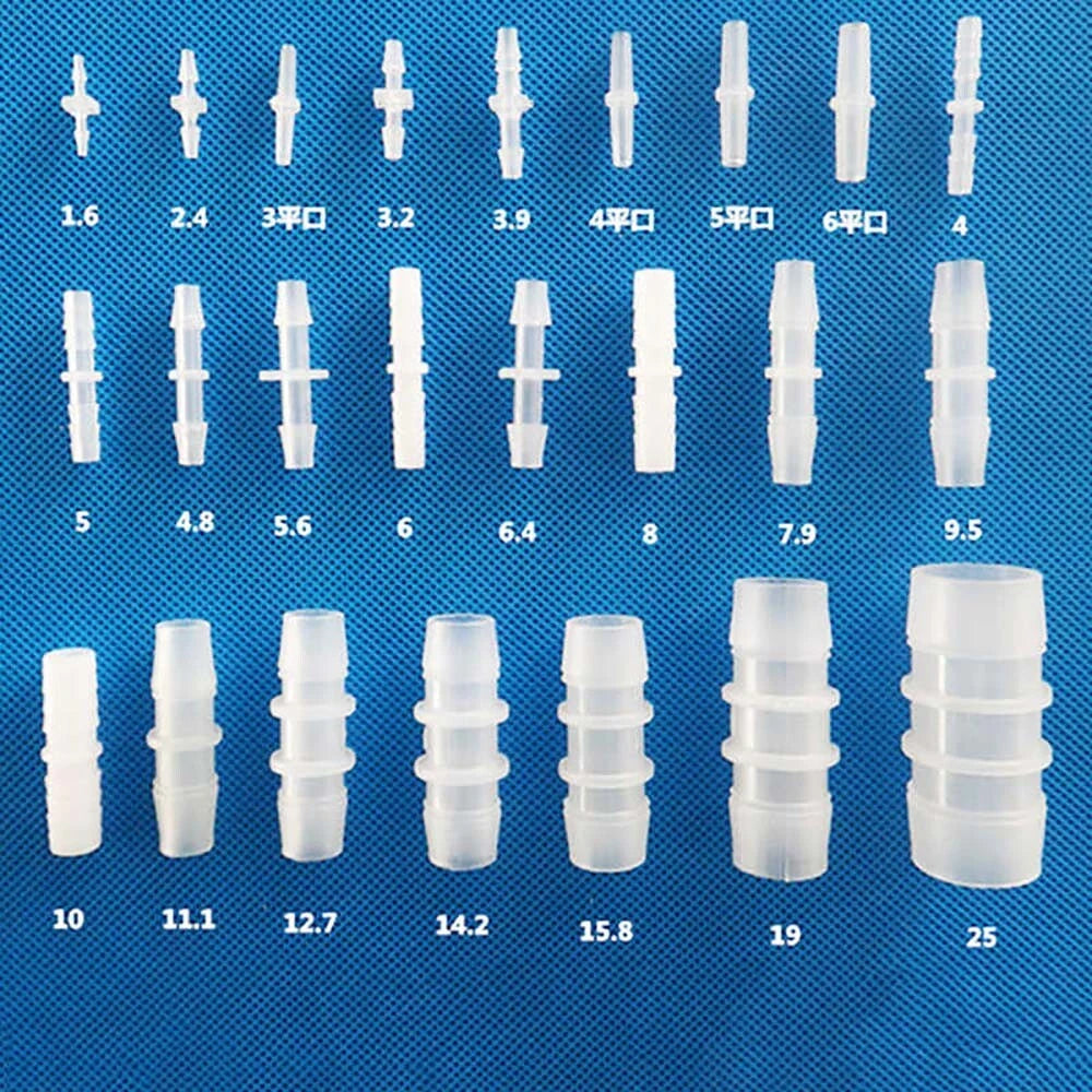 Plastic Barbed Hose Connectors — T-Piece, Elbow & Straight Fittings for Air & Water Lines