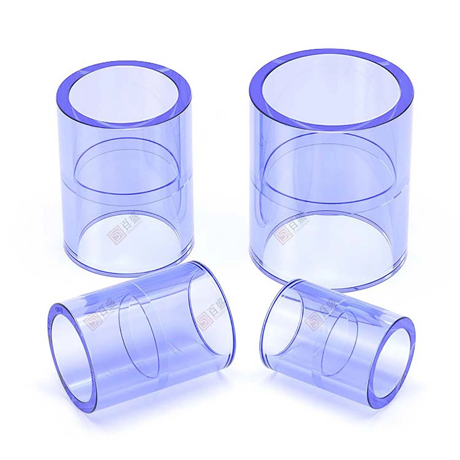UPVC PVC Clear Plumbing Fittings Pipe For Aquarium Fish Tank Pond Solvent Weld