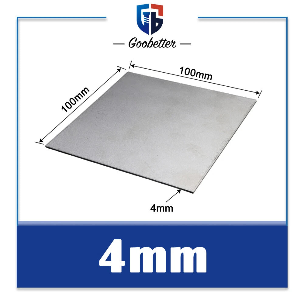 0.5/0.8/1/1.2~18mm Thick TA2 Pure Titanium Plate Ti Metal Sheet Board 100~200mm