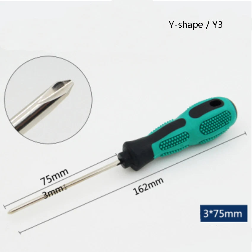 Security Screwdriver Set — Reverse Phillips, Y-Type, Triangle & Metric Bits