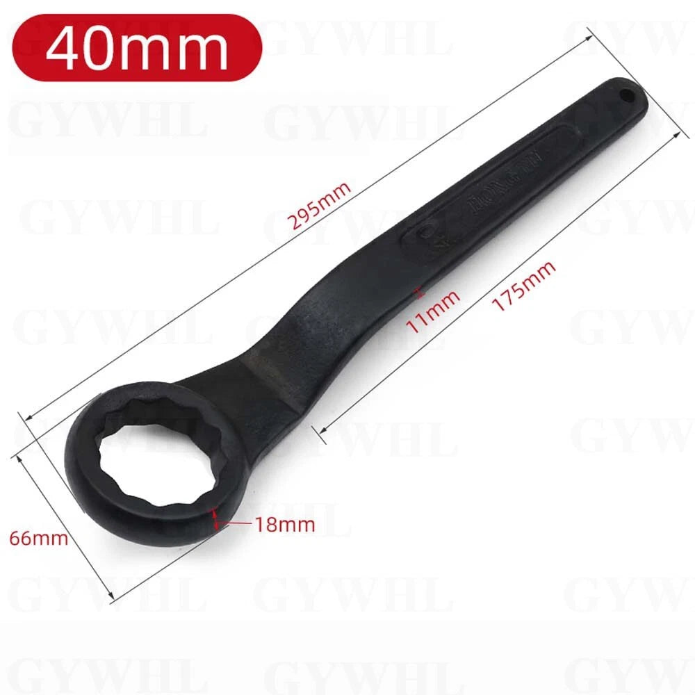 Slogging Striking Wrench Spanner Offset Box End Ring Type Wrench Carbon Steel