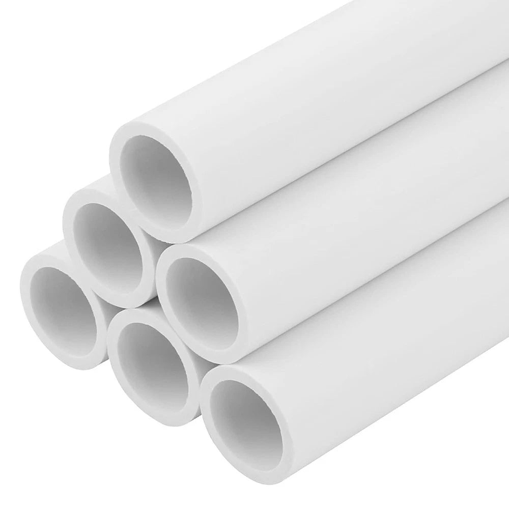 PVC Round Pipe Tube | Solvent Weld | OD 20–110mm | 13 Colors | Plumbing & Aquarium