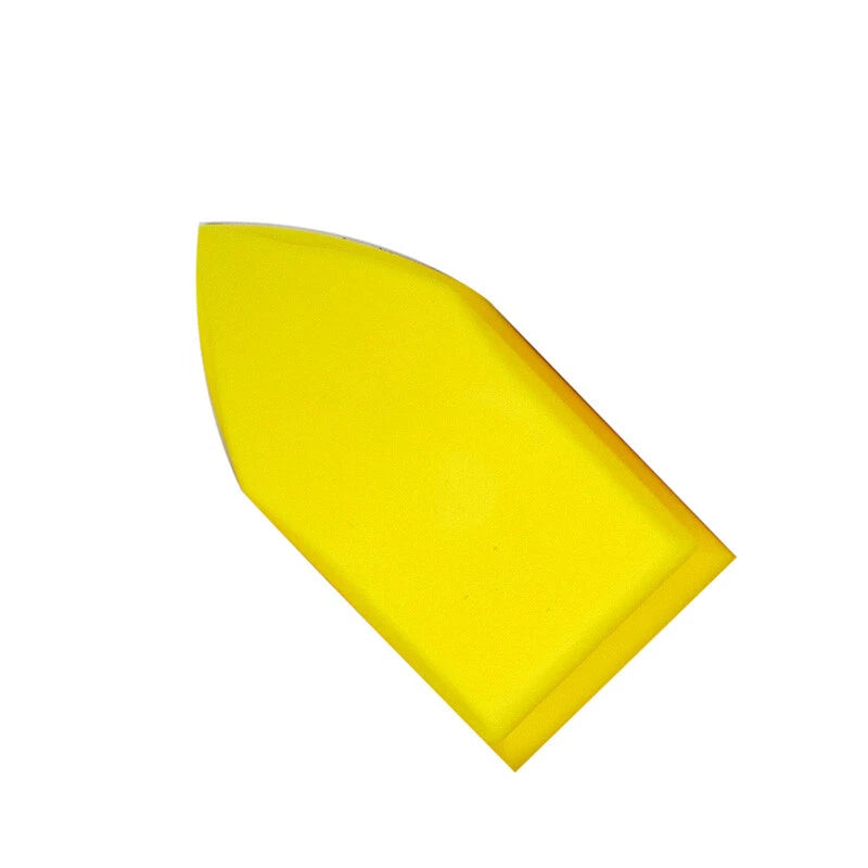 Mouse‑Shaped Hand Sanding Block — Ergonomic Foam Grip with Hook & Loop Base for Standard Sanding Discs
