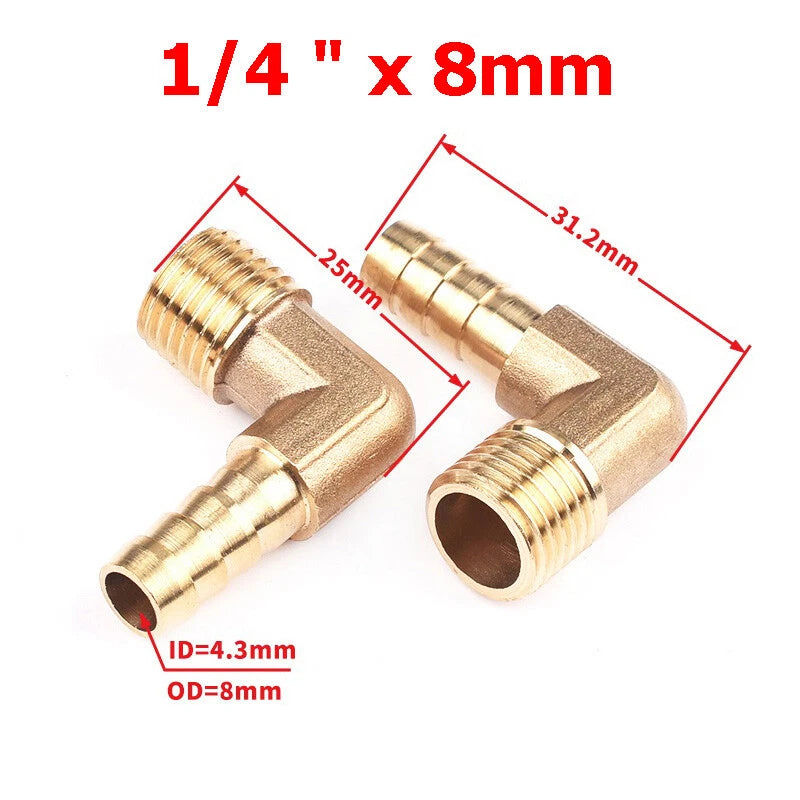 BSP Hose Barb Fittings — Y-Piece, T-Piece, Straight & Elbow Connectors