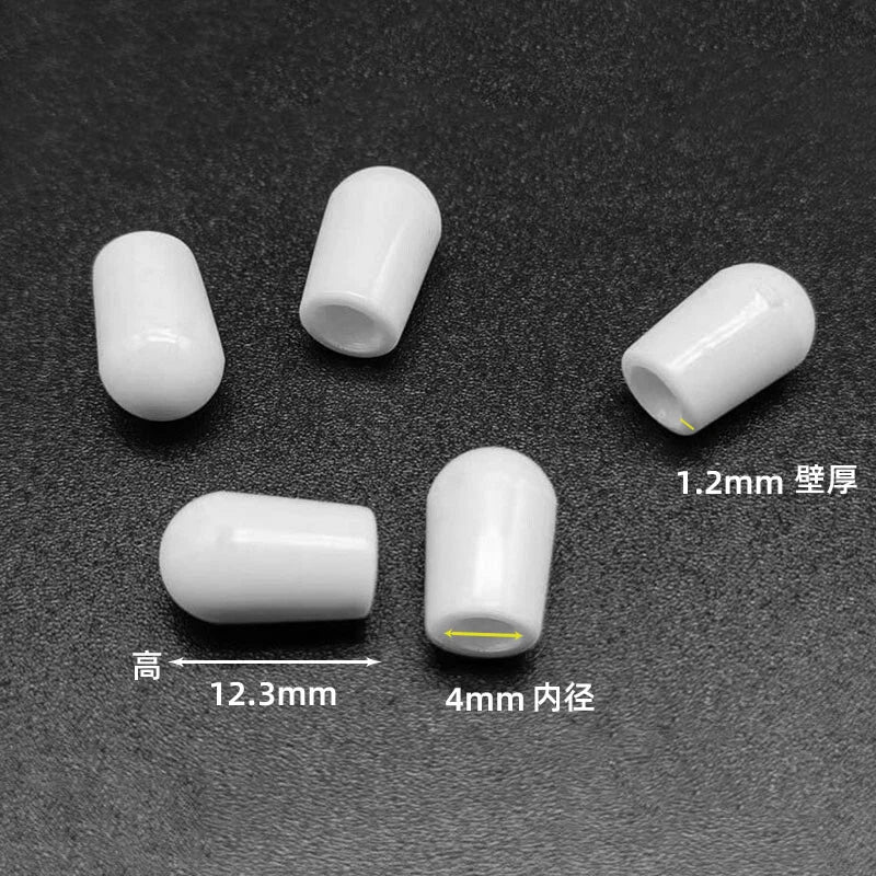 Goobetter Round PVC Rubber End Caps – 2.5mm to 19mm (Black, White, Transparent)