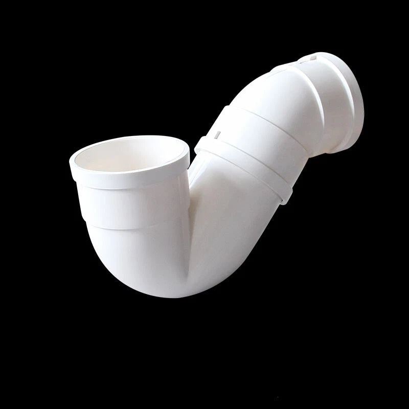 PVC Drain Pipe Connector Inspection Port Drainage Tube Fittings Reducer Adapters