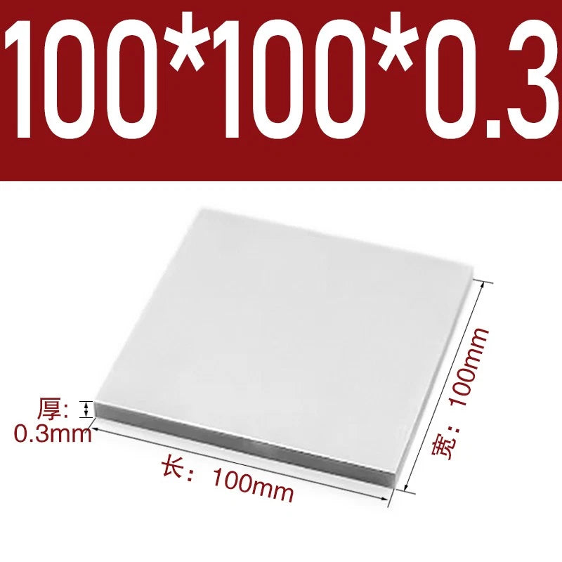 304 Stainless Steel Sheet Plate 0.3mm 0.5mm 0.8mm 1mm 2mm 3mm 4mm 5mm Thick