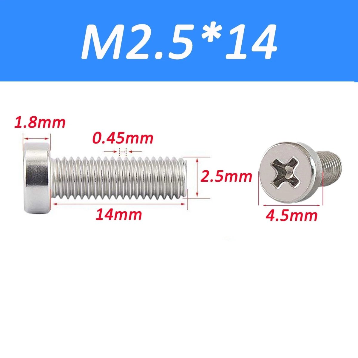 A2 Stainless Steel Cheese Head Phillips Machine Screws | M2–M8 Metric Bolts - HomeDIYer